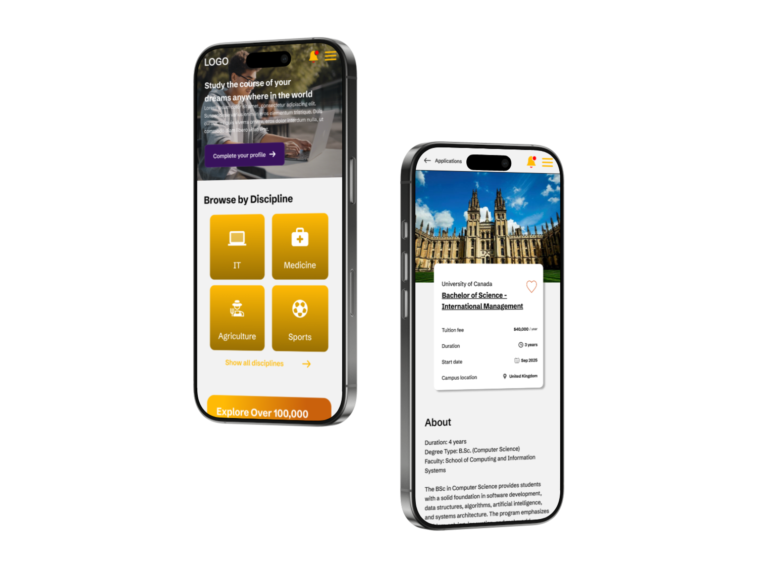 Global Education Platform with 3D Elements